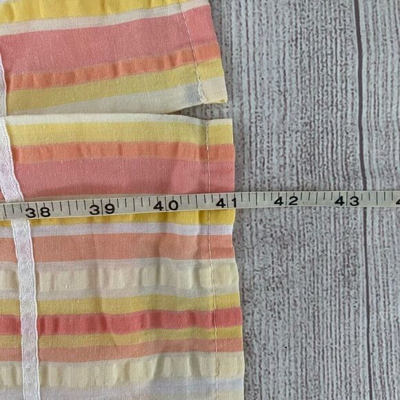 Basic editions women L cotton blend snap closure stripe textured robe - Picture 12 of 12